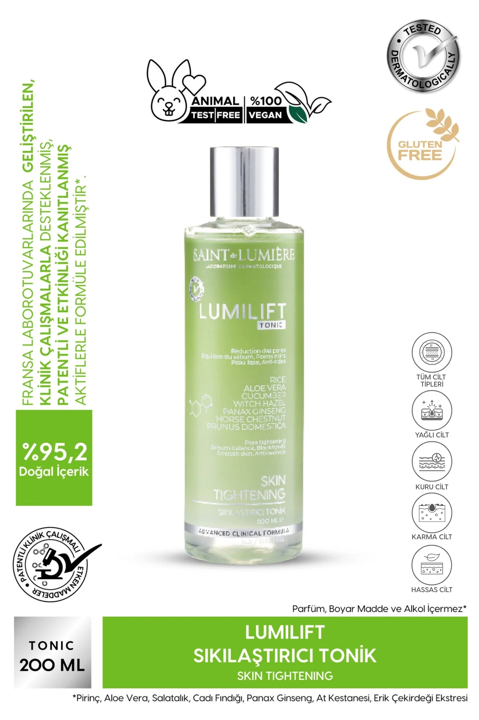 LUMILIFT Canlandırıcı, Gözenek Sıkılaştırıcı, Kırışıklık, Siyah