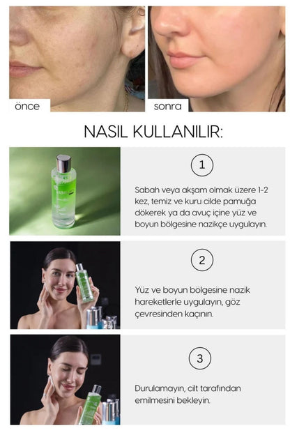 LUMILIFT Canlandırıcı, Gözenek Sıkılaştırıcı, Kırışıklık, Siyah Nokta ve Leke Karşıtı, Tonik 200ml