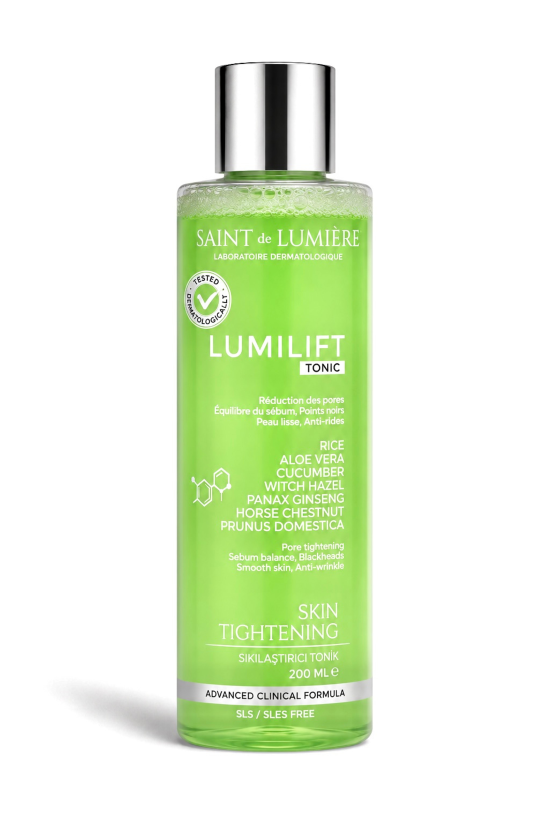 LUMILIFT Canlandırıcı, Gözenek Sıkılaştırıcı, Kırışıklık, Siyah Nokta ve Leke Karşıtı, Tonik 200ml